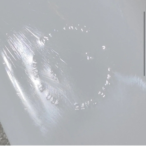 Vintage Milk Glass Green Daisy Flower Loaf  Pan - Picture 4 of 11